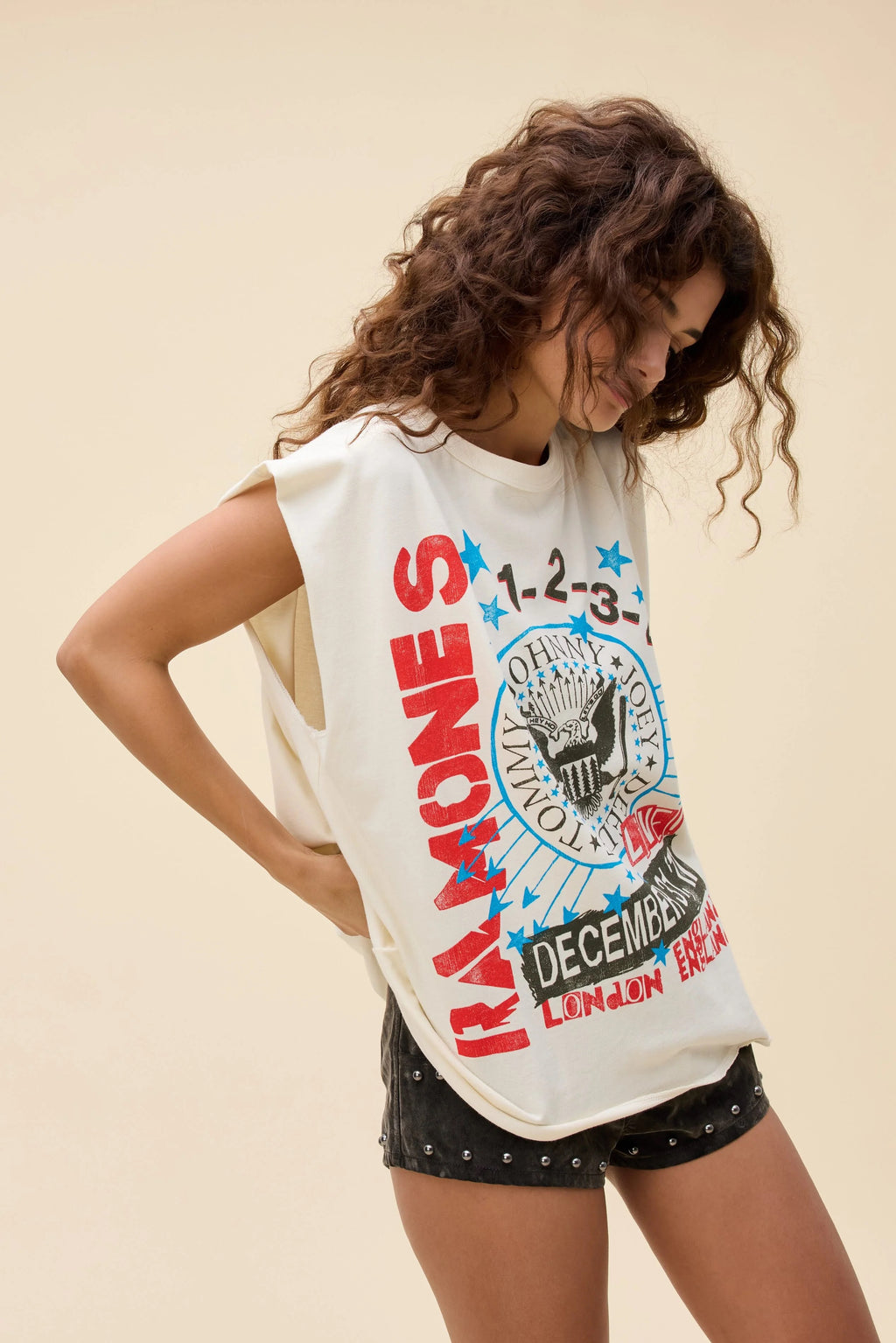 Daydreamer Ramones 77 Show Poster Muscle Tank