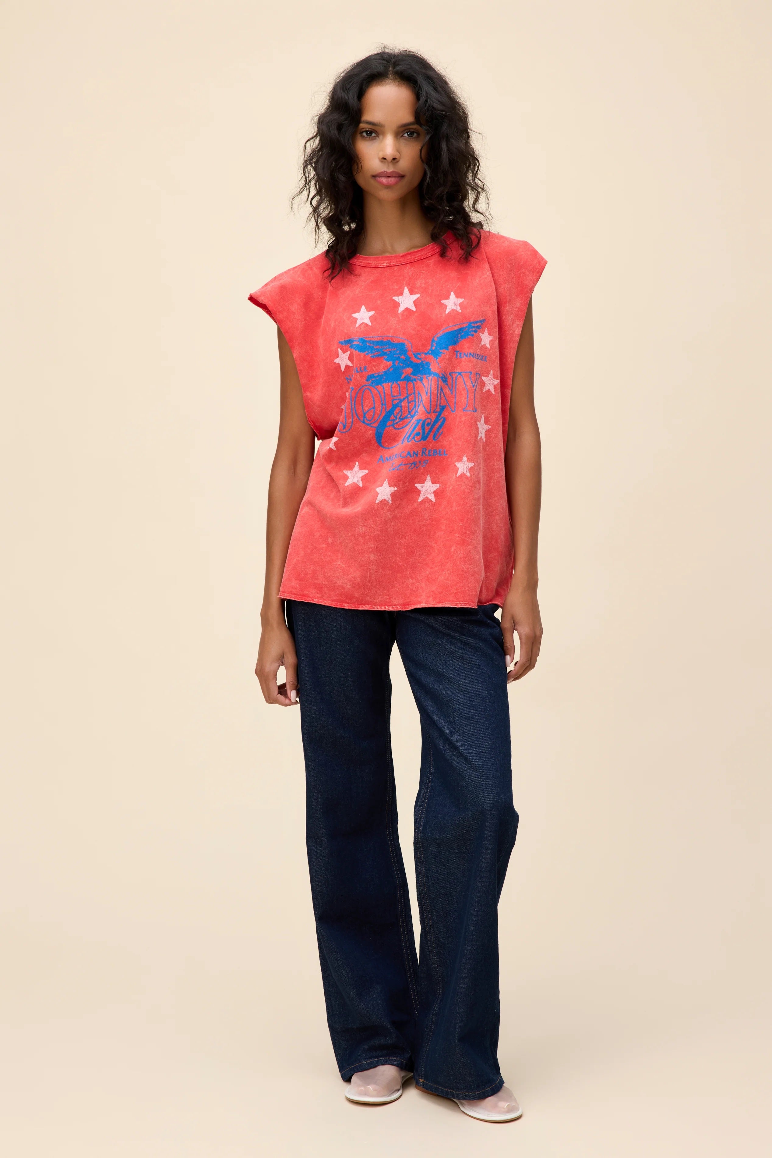 Daydreamer Johnny Cash Muscle Tank