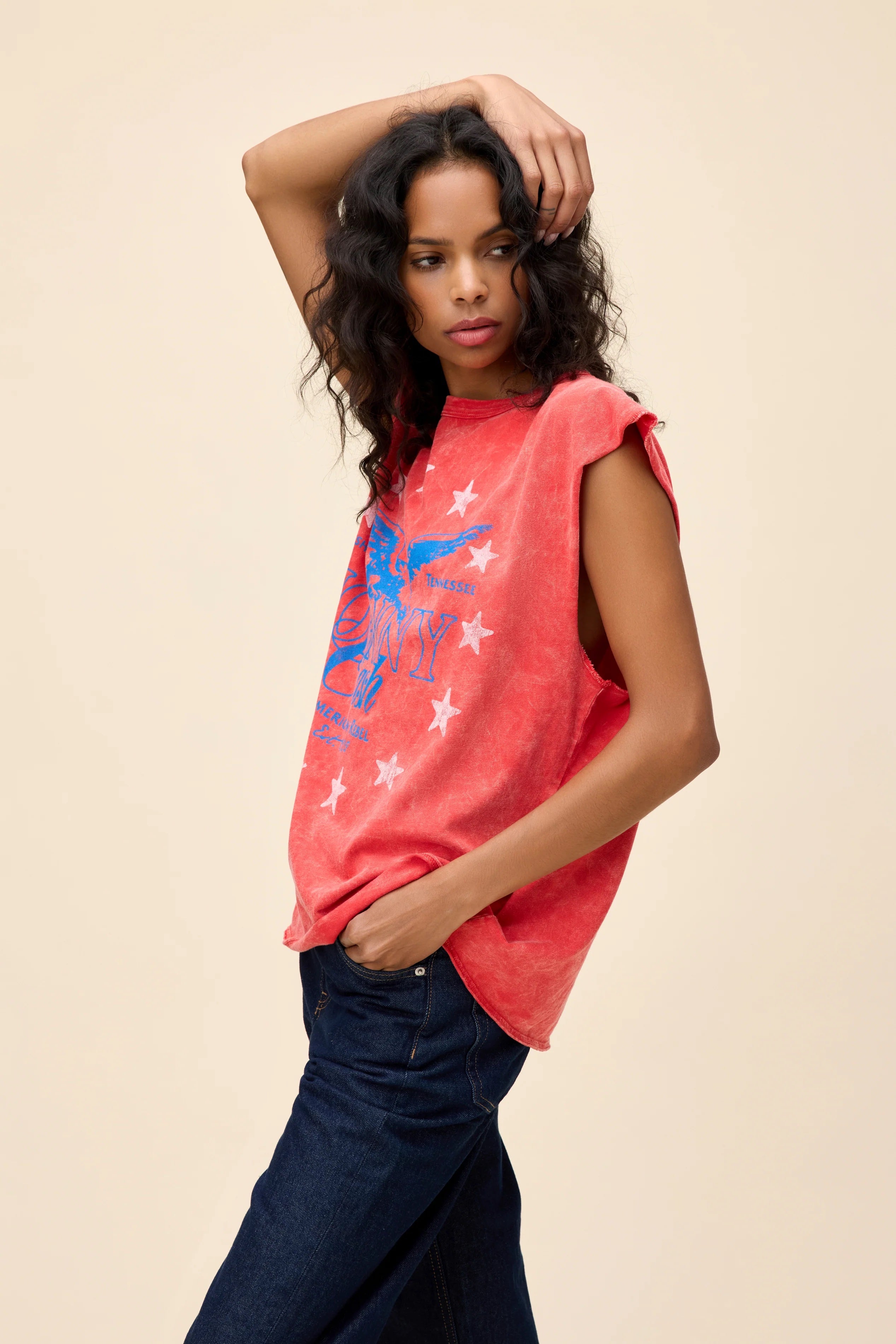 Daydreamer Johnny Cash Muscle Tank