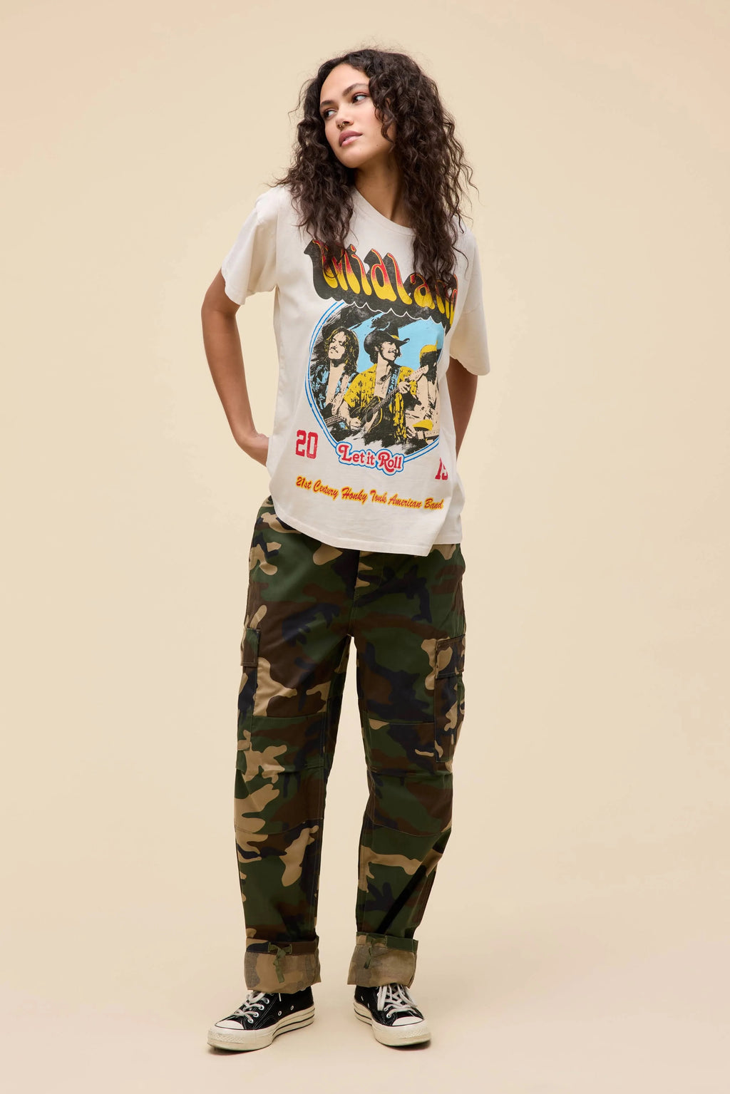 Daydreamer Midland Let It Roll Tour Merch Tee
