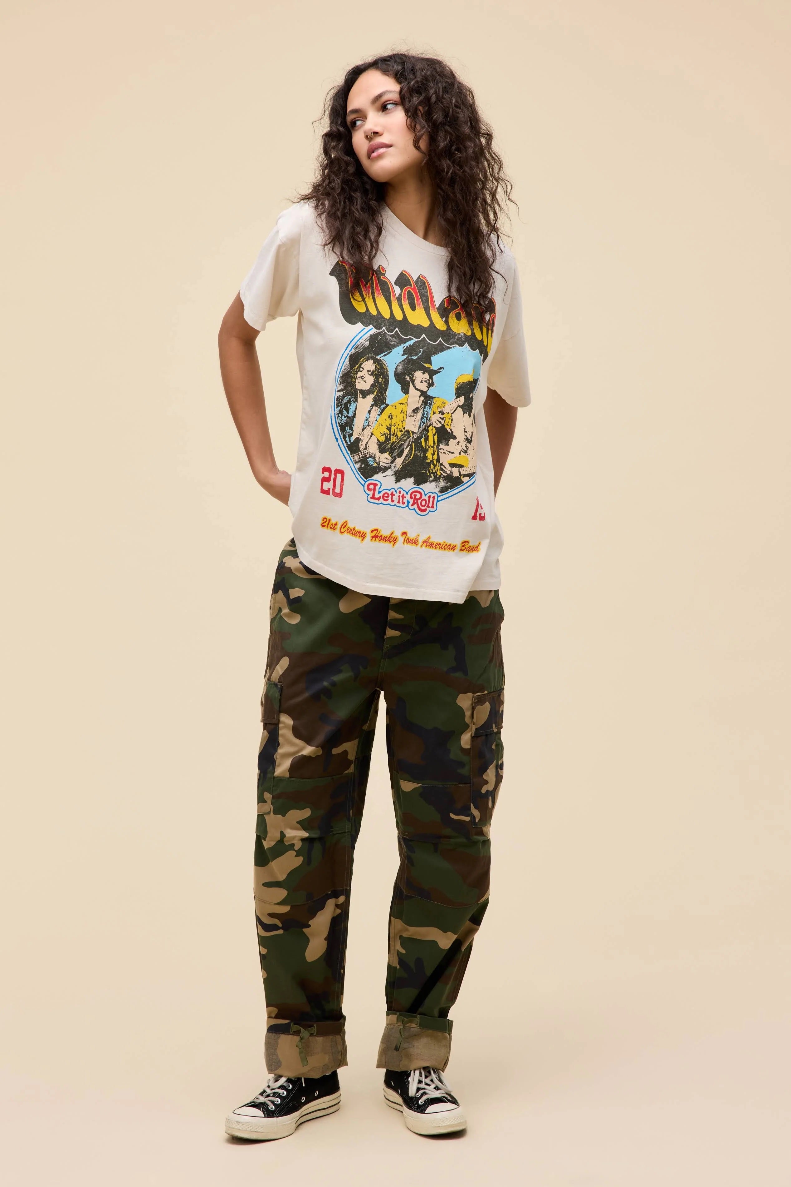 Daydreamer Midland Let It Roll Tour Merch Tee