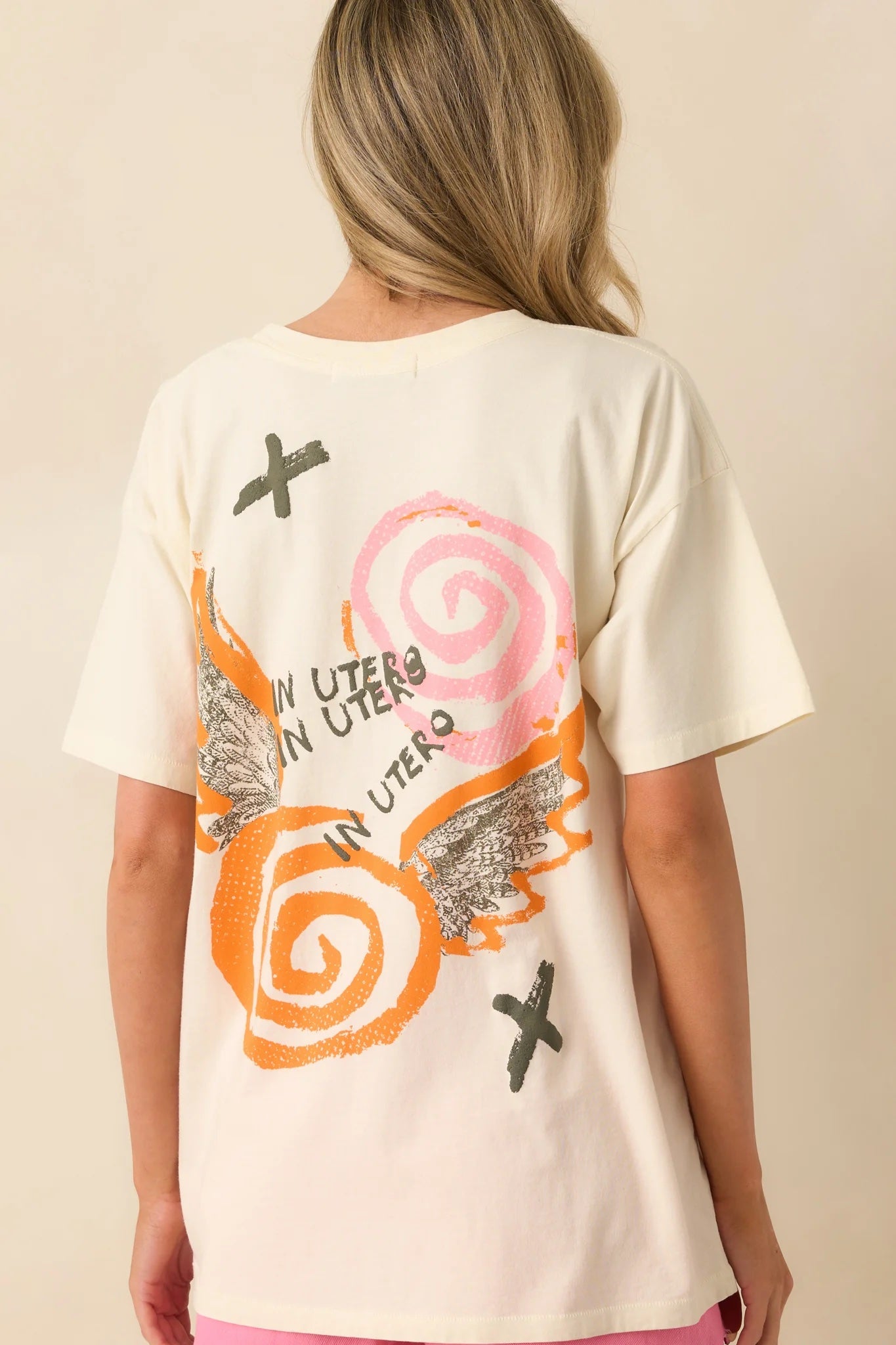 Daydreamer Nirvana In Utero Collage Merch Tee