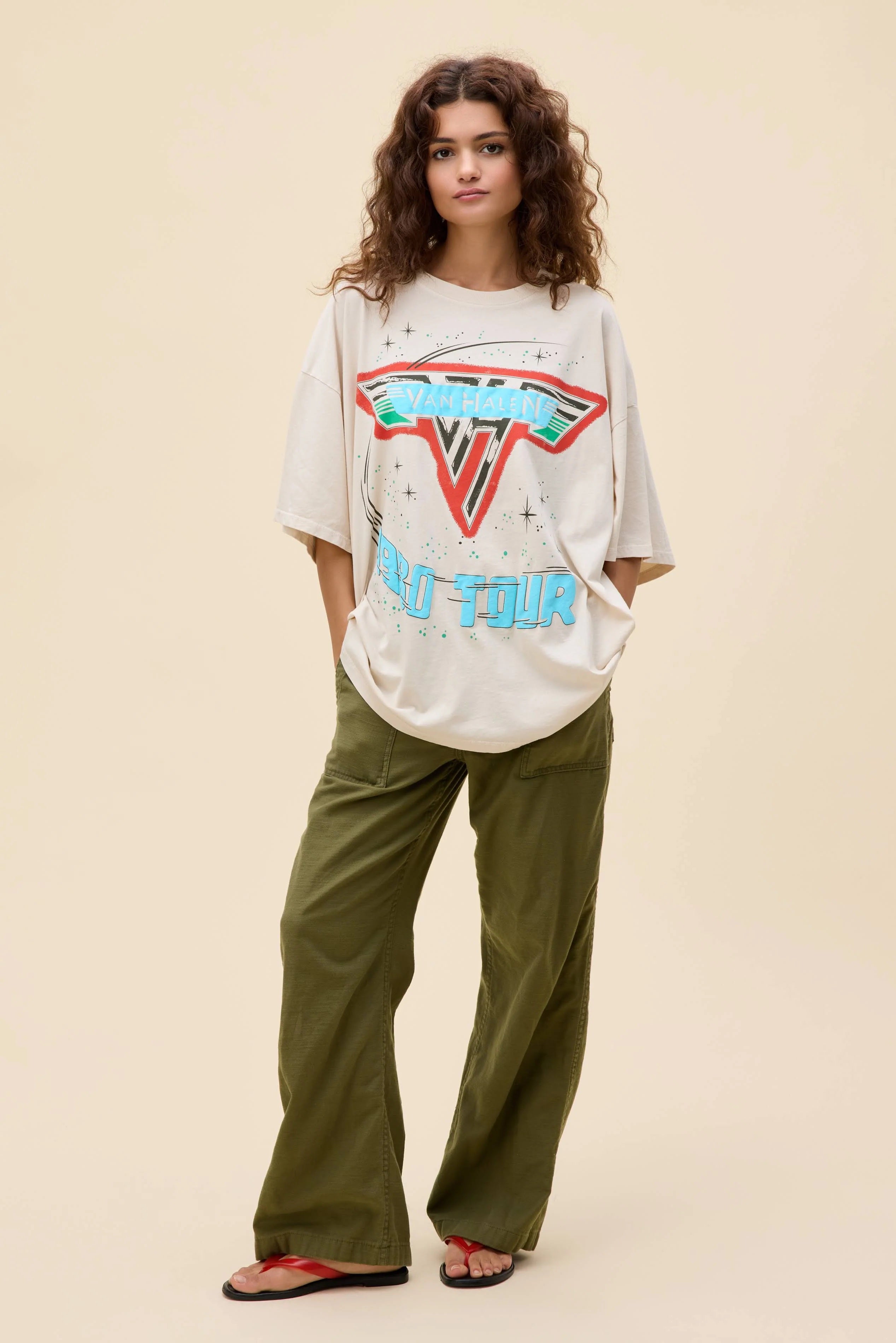 Daydreamer Van Halen 1980 Tour One Size Tee