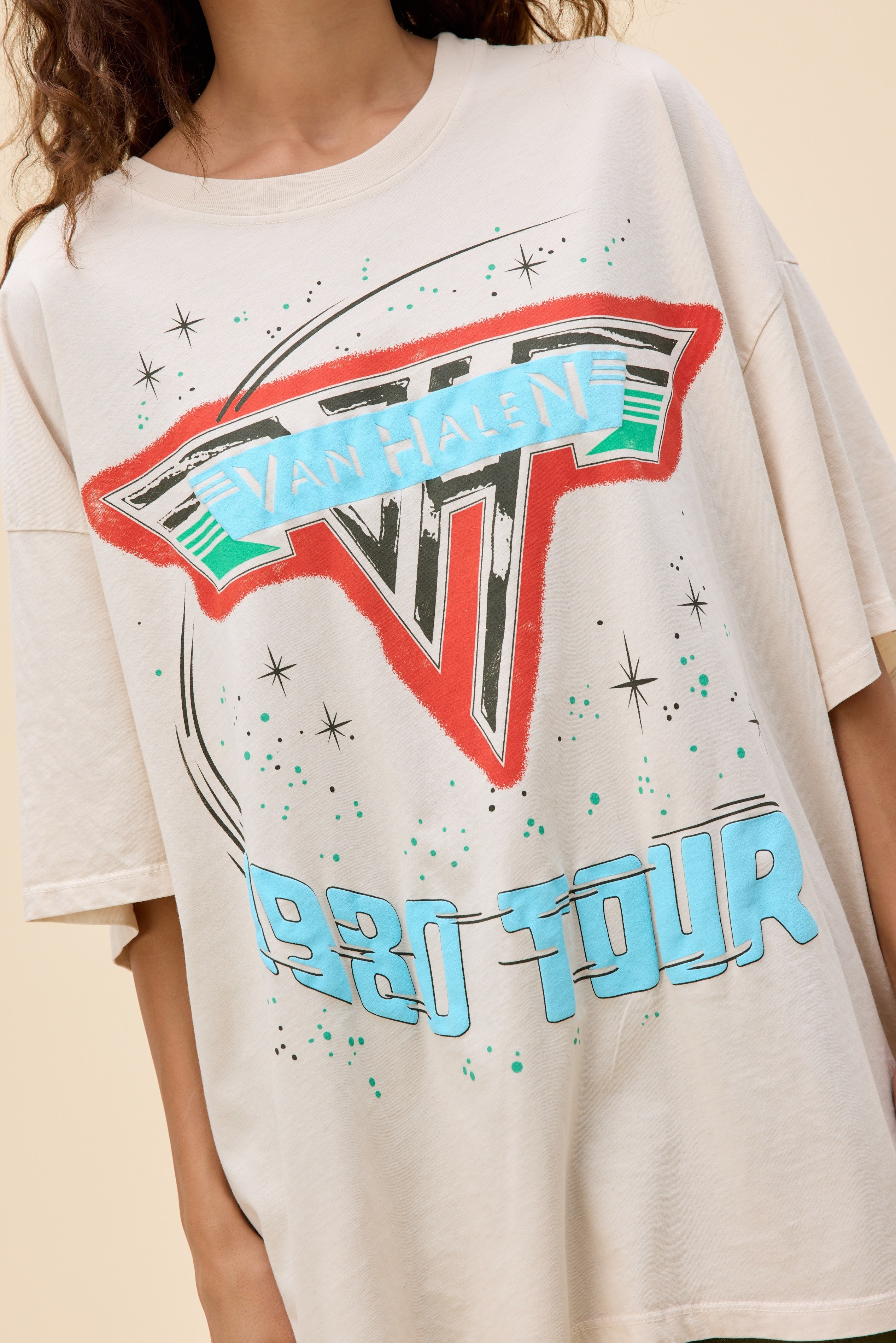 Daydreamer Van Halen 1980 Tour One Size Tee